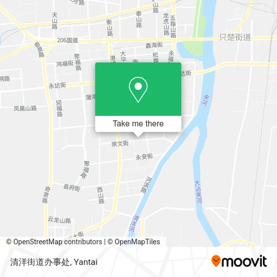 清洋街道办事处 map