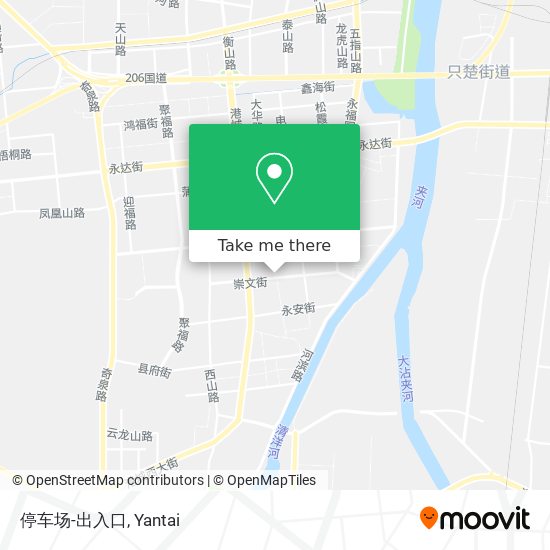 停车场-出入口 map