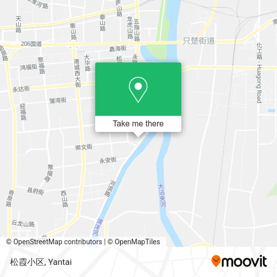 松霞小区 map