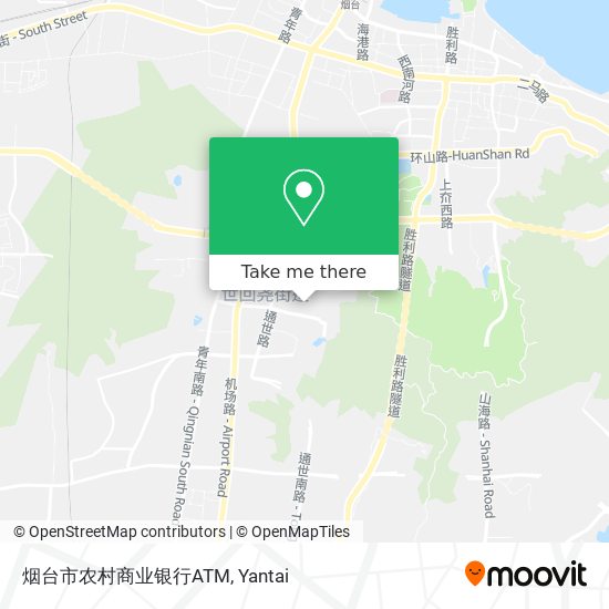 烟台市农村商业银行ATM map
