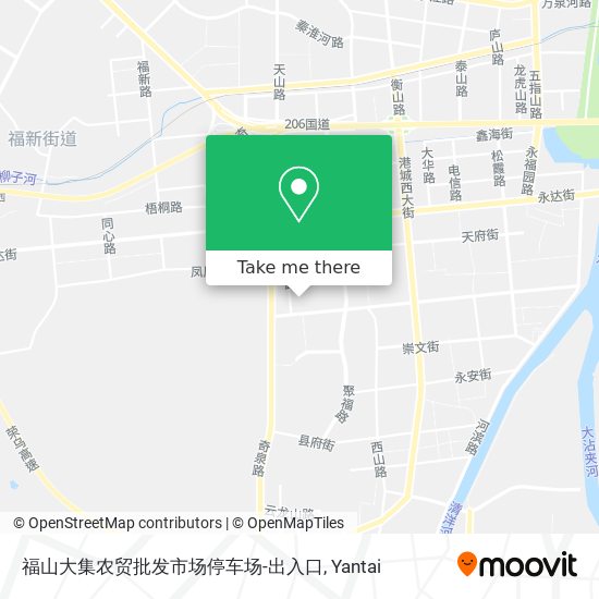 福山大集农贸批发市场停车场-出入口 map