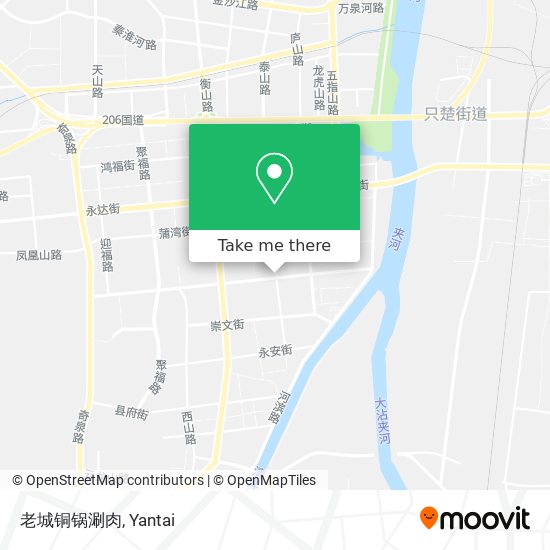 老城铜锅涮肉 map