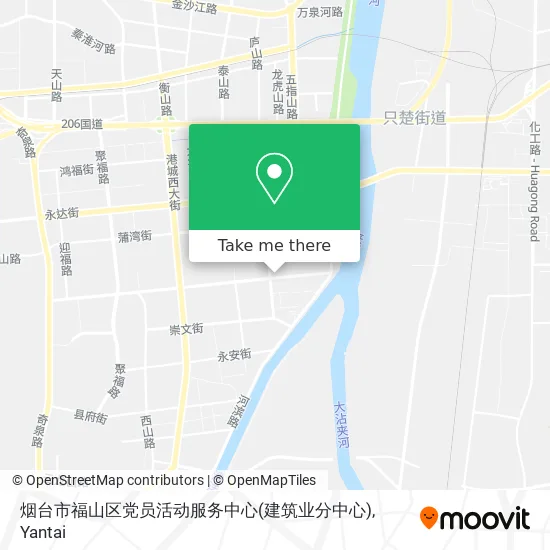 烟台市福山区党员活动服务中心(建筑业分中心) map