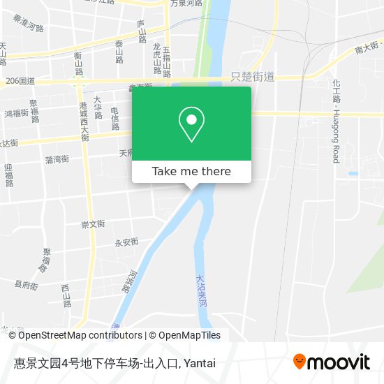 惠景文园4号地下停车场-出入口 map