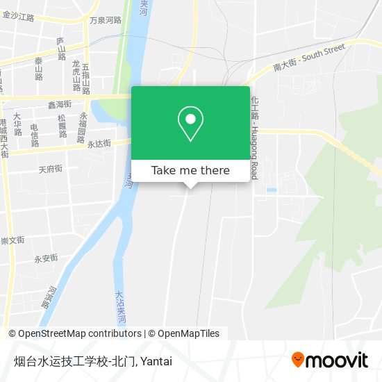 烟台水运技工学校-北门 map