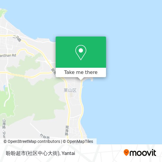 盼盼超市(社区中心大街) map