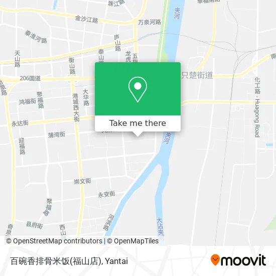 百碗香排骨米饭(福山店) map