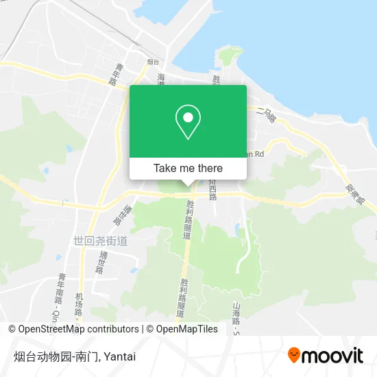 烟台动物园-南门 map