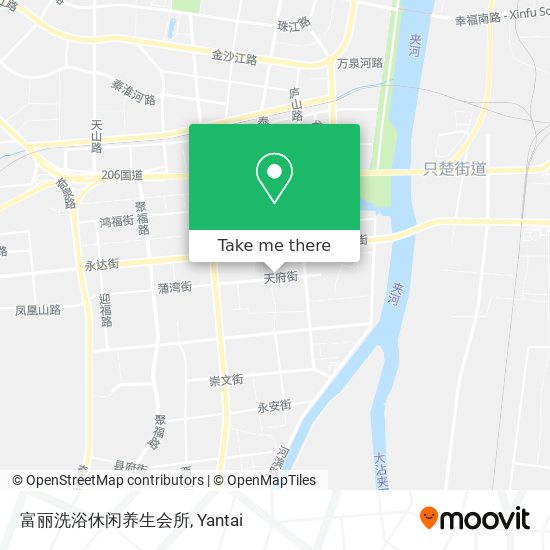 富丽洗浴休闲养生会所 map
