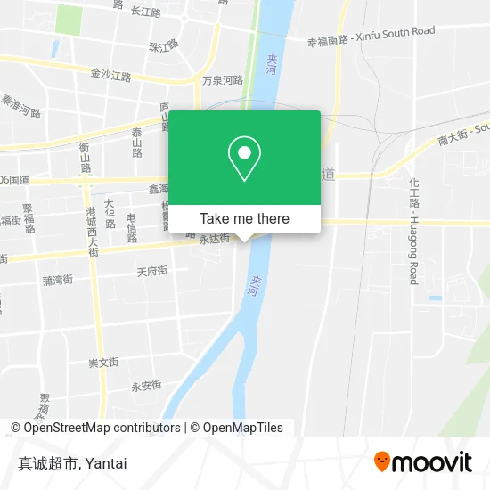 真诚超市 map