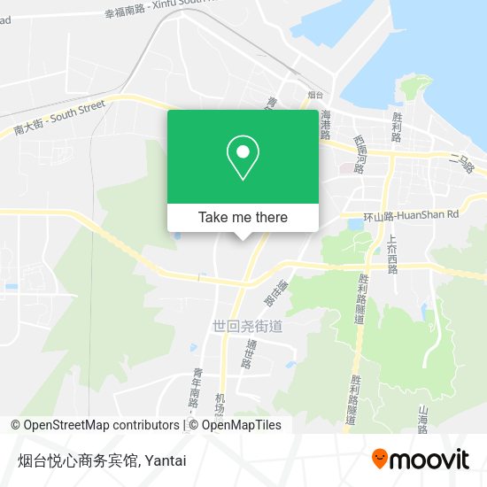 烟台悦心商务宾馆 map