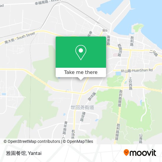 雅園餐馆 map