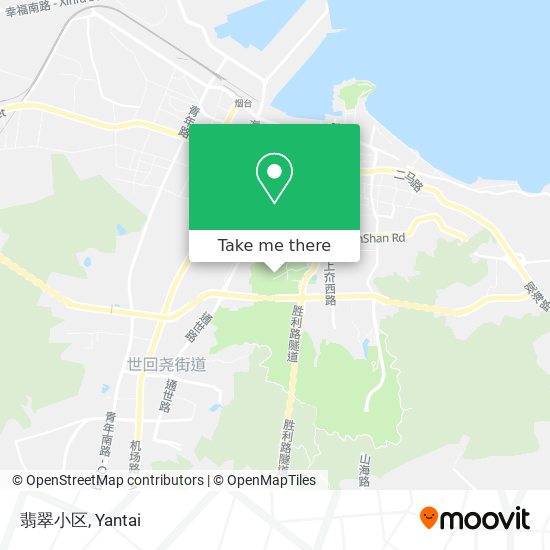 翡翠小区 map