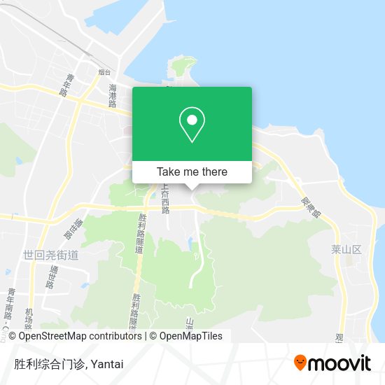 胜利综合门诊 map