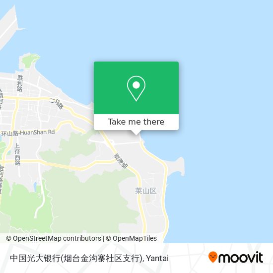 中国光大银行(烟台金沟寨社区支行) map