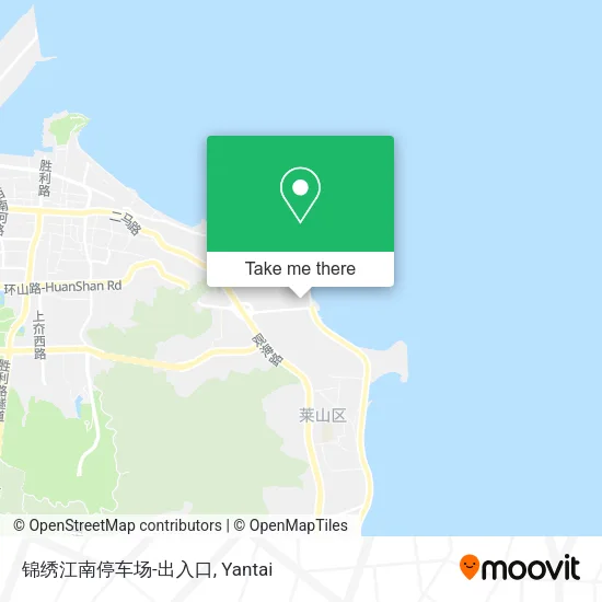 锦绣江南停车场-出入口 map