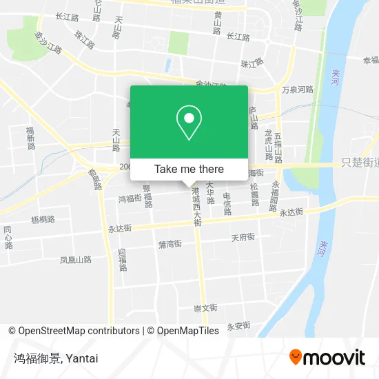 鸿福御景 map