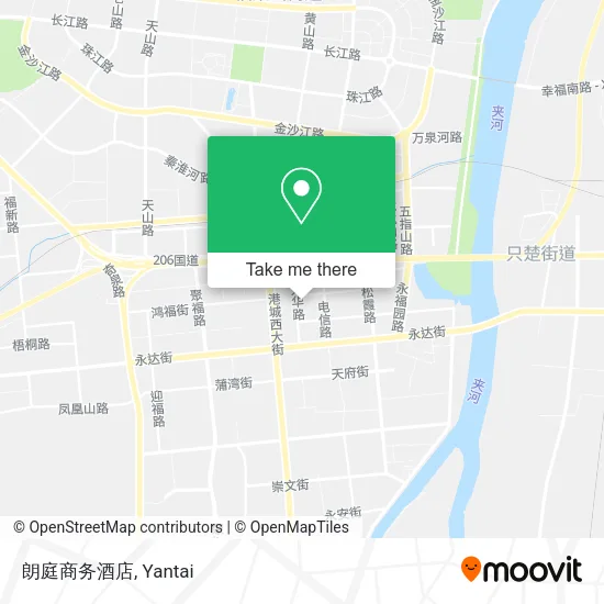朗庭商务酒店 map