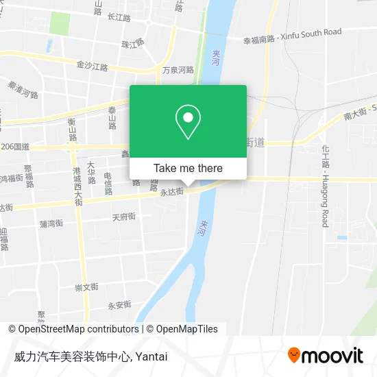 威力汽车美容装饰中心 map