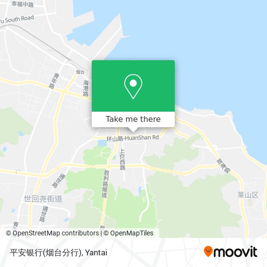 平安银行(烟台分行) map