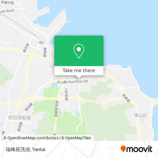 瑞峰苑洗浴 map