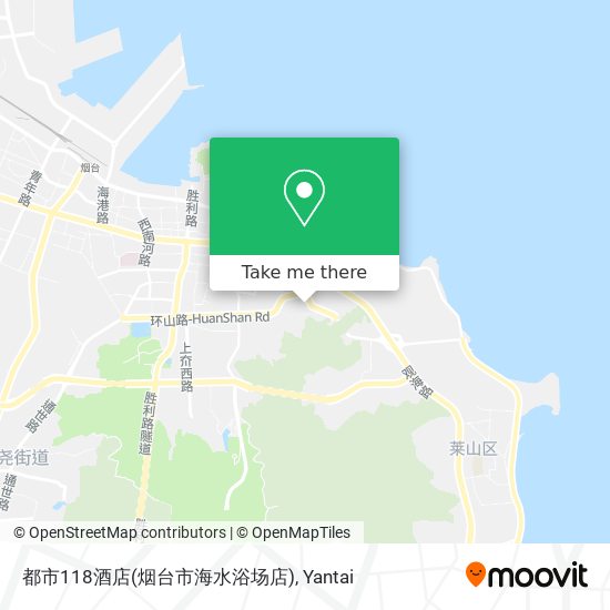 都市118酒店(烟台市海水浴场店) map