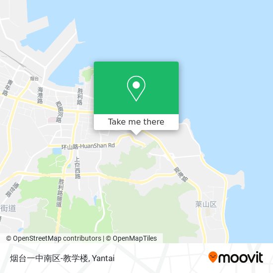 烟台一中南区-教学楼 map