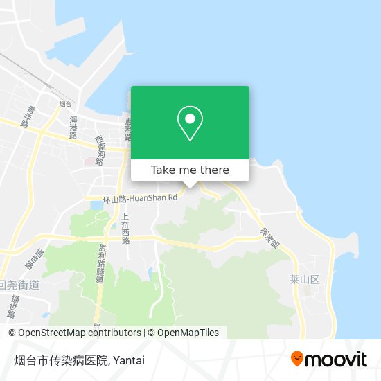 烟台市传染病医院 map