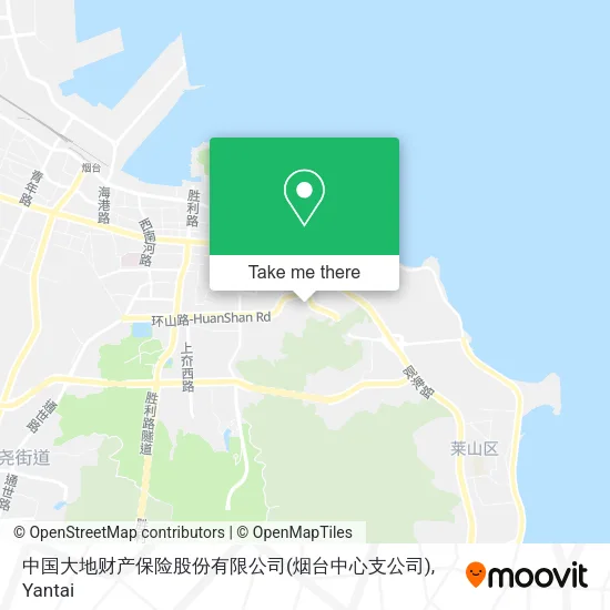 中国大地财产保险股份有限公司(烟台中心支公司) map
