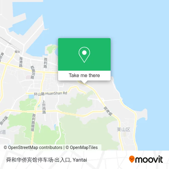 舜和华侨宾馆停车场-出入口 map