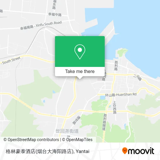 格林豪泰酒店(烟台大海阳路店) map