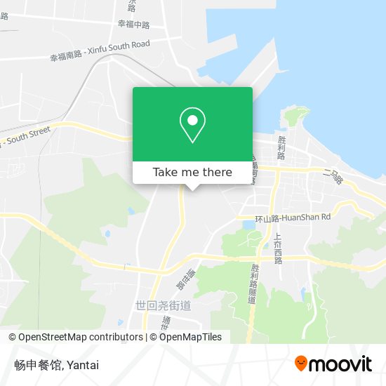 畅申餐馆 map