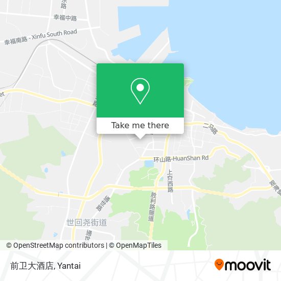 前卫大酒店 map