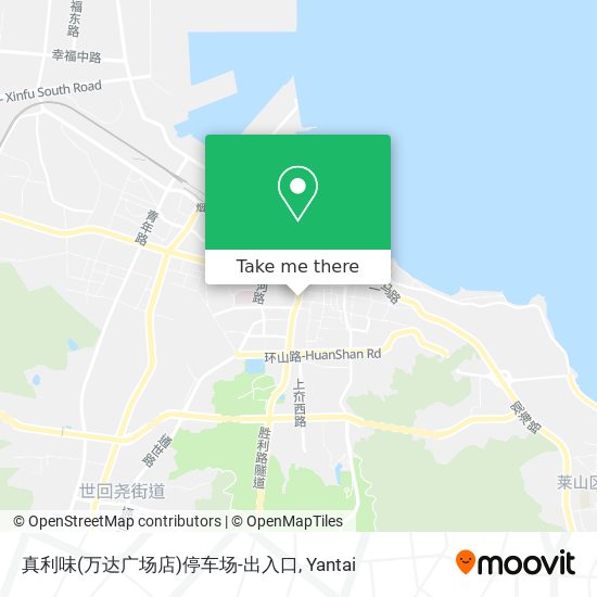 真利味(万达广场店)停车场-出入口 map