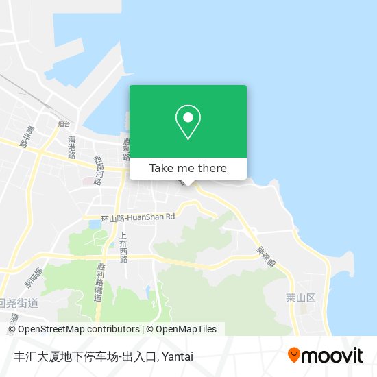 丰汇大厦地下停车场-出入口 map