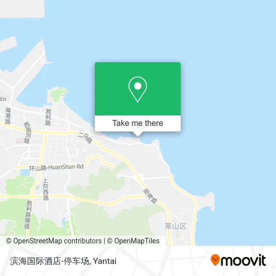 滨海国际酒店-停车场 map