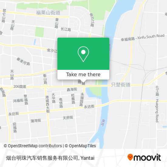 烟台明珠汽车销售服务有限公司 map