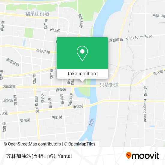 齐林加油站(五指山路) map