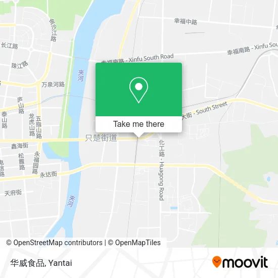 华威食品 map