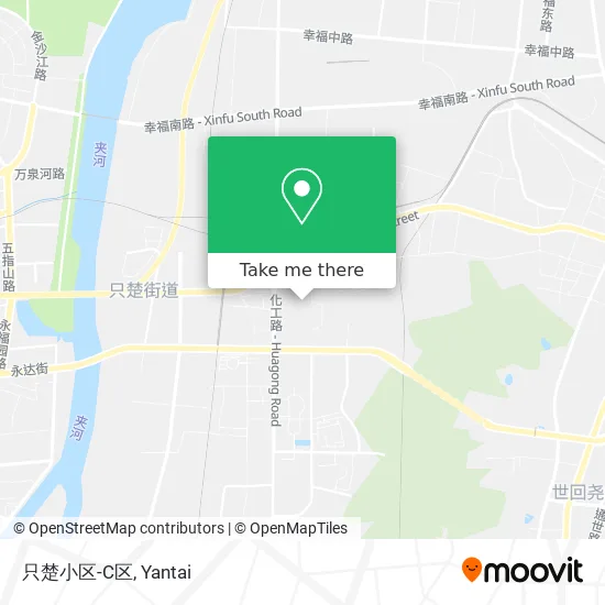 只楚小区-C区 map