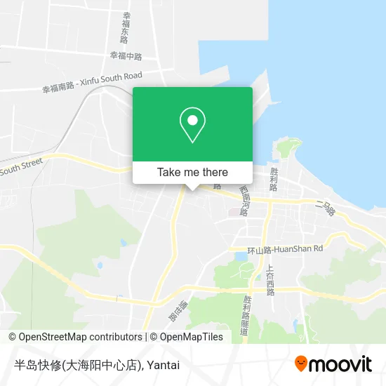 半岛快修(大海阳中心店) map