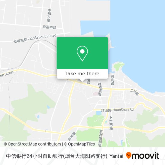 中信银行24小时自助银行(烟台大海阳路支行) map