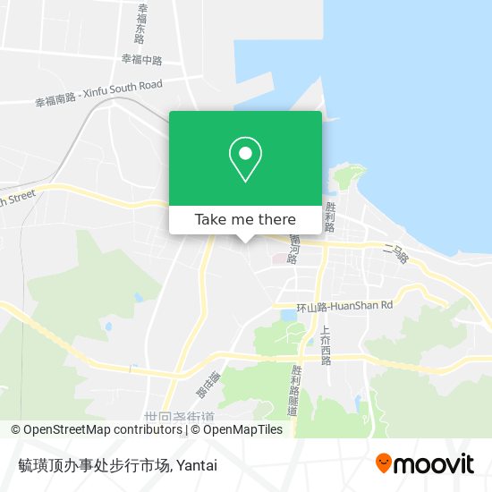 毓璜顶办事处步行市场 map