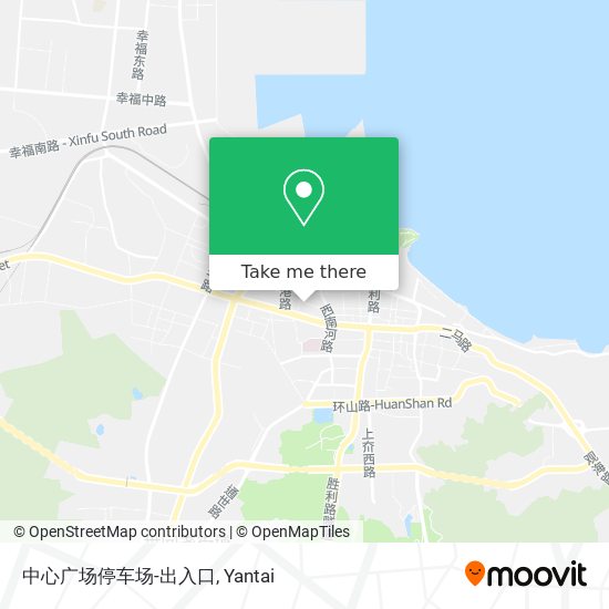 中心广场停车场-出入口 map