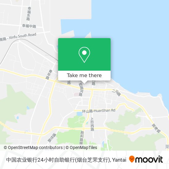中国农业银行24小时自助银行(烟台芝罘支行) map