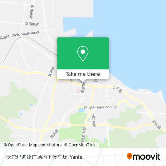 沃尔玛购物广场地下停车场 map