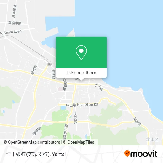 恒丰银行(芝罘支行) map