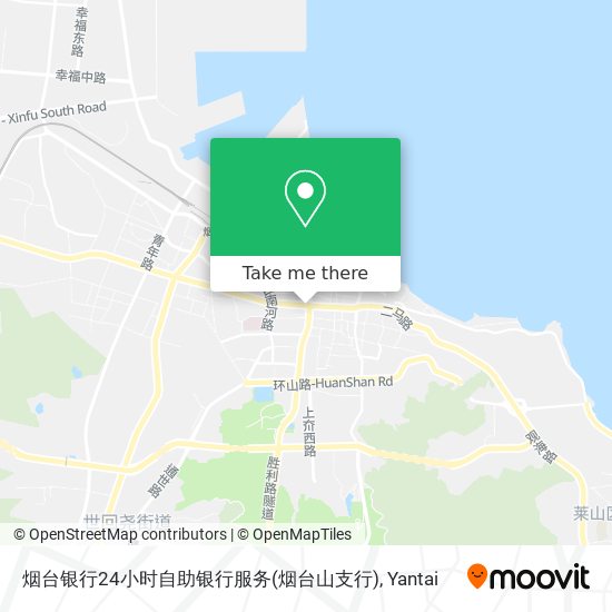 烟台银行24小时自助银行服务(烟台山支行) map