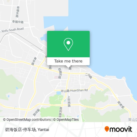 碧海饭店-停车场 map