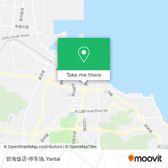 碧海饭店-停车场 map